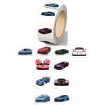 Car Stickers - Cartoon Car Stickers 500's Roll